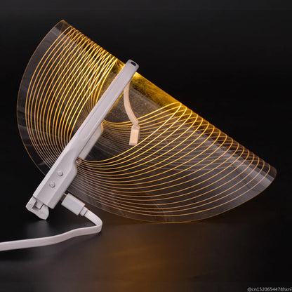 LED-terapimask for hudvard