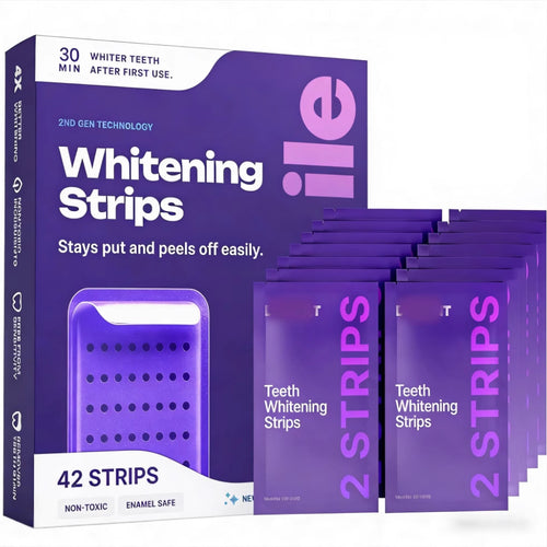 Whitening Strips – 42 remsor | Vita tänder på 7 dagar | NovaSmart