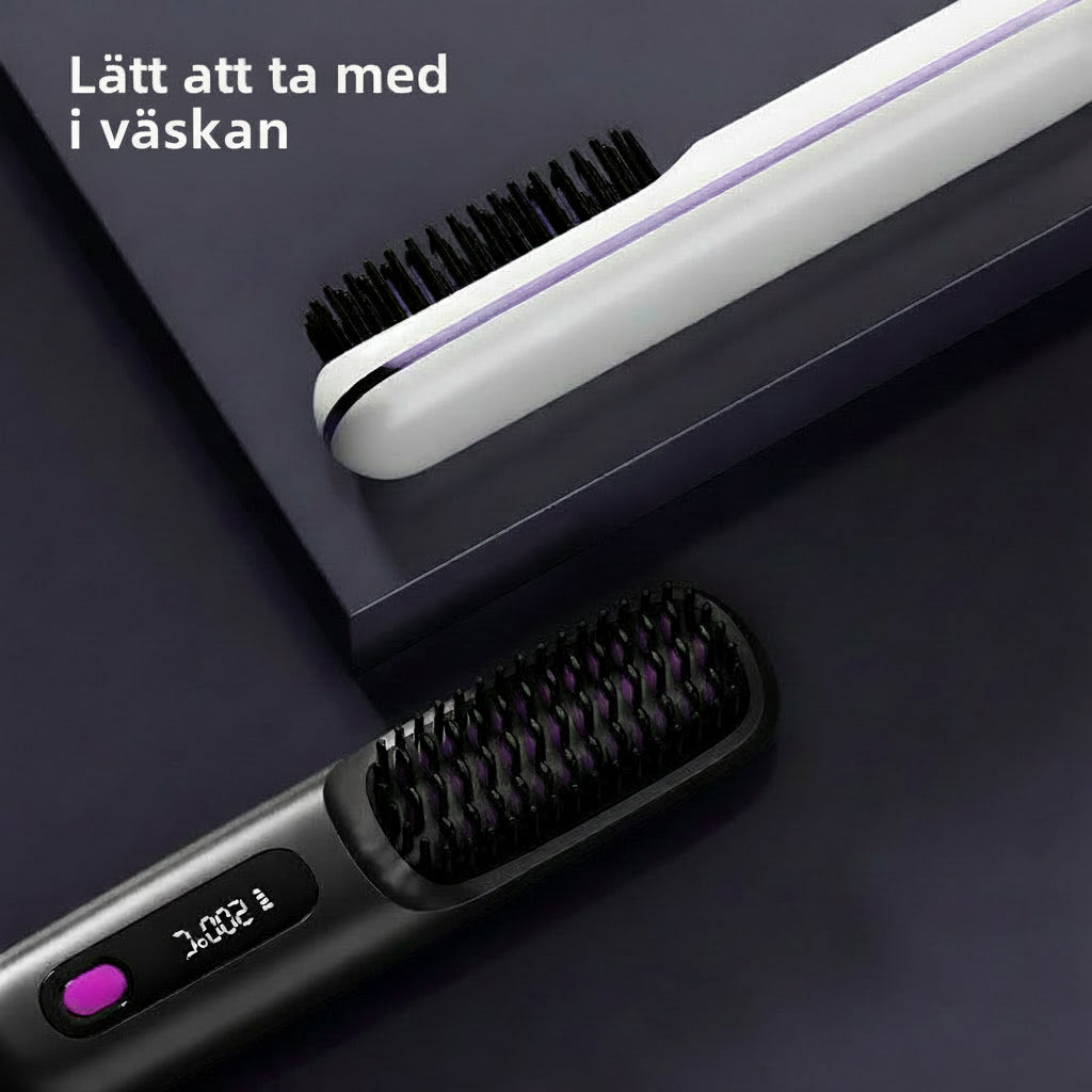Velour Pro Glow — Trådlös Hårrätningsborste