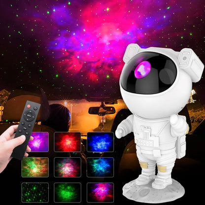Astronaut galaxprojektor nattlampa stjarnhimmel