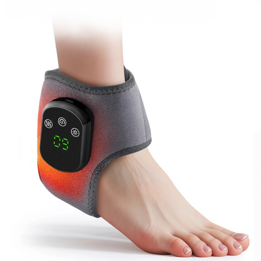 Tradlos benmassager med varme 2-pack