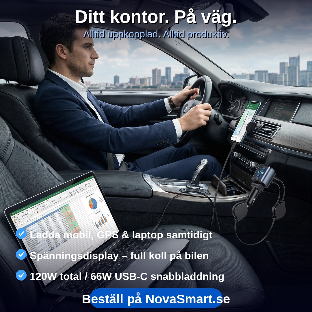 Supercharge Pro – 4 i 1 snabbladdare för hela bilen