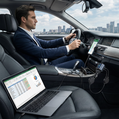 Supercharge Pro – 4 i 1 snabbladdare för hela bilen