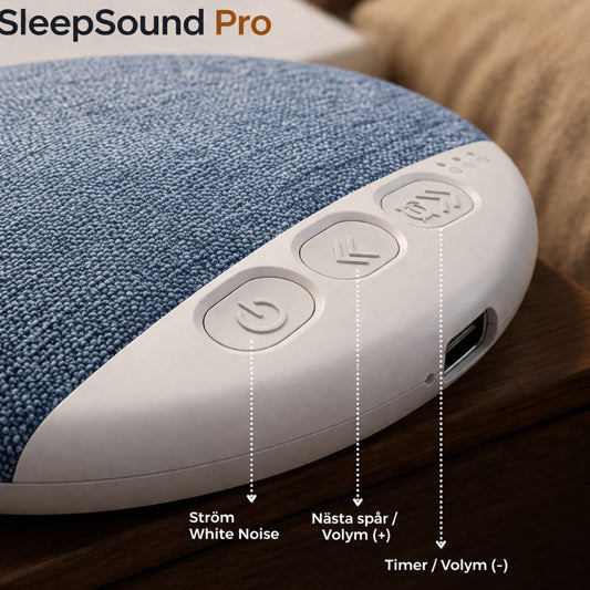 SleepSound Pro - Din privata ljudbubbla i sängen