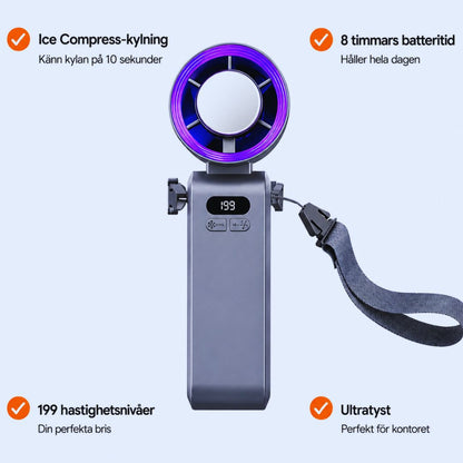 BREEZEPRO- Den smarta kylfläkten, känn skillnaden på 10 sekunder