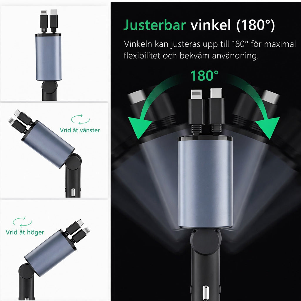 Supercharge Pro – 4 i 1 snabbladdare för hela bilen