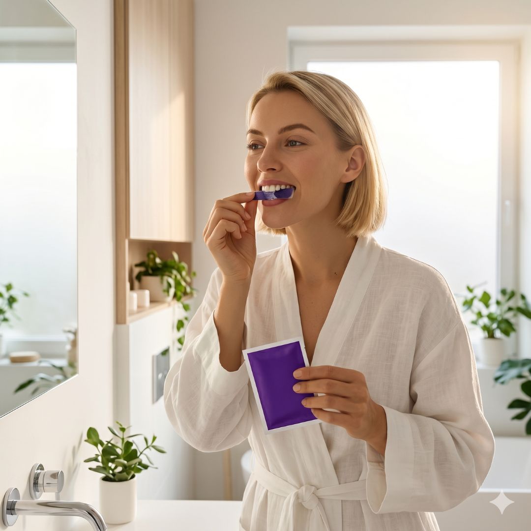 Whitening Strips – 42 remsor | Vita tänder på 7 dagar | NovaSmart